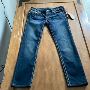 TRUE Religion NWT Stella Skinny Big T Jeans Size 29